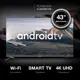 Телевизор Hyundai HLED43BU7 Smart Android TV Frameless 4K Ultra HD 43" 108 см цвет черный
