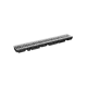 Лоток водоотводный пластиковый Aquadrenag Classic DN100 58мм с решеткой из нержавеющей стали класс А15