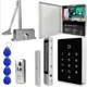 Комплект СКУД Ps-Link KIT-T12EM-280UPS с блоком резервного питания/электромагнитным замком 280 кг и доводчиком 6881