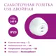 Розетка USB двойная накладная Onekeyelectro Rotondo 7700896 цвет белый