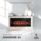 Каминокомплект Fires merlin Amarone 45 WT с очагом Jack 45 1500Вт цвет супер белый