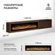 Каминокомплект Fires merlin Luxloft DN с очагом Rio-S 40 100Вт цвет дуб апрельский шоколад