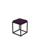 Барный стул Alsav Корс-75 софт AL 303 NEW violet_черный 36x46 см цвет new violet/черный