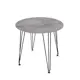 Стол круглый Alsav LIVADIA65 80x80 см лдсп цвет basalt/черный