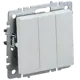 Выключатель встраиваемый Iek Brite BR-V30-0-10-K36 3 клавиши цвет жемчужный