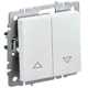 Выключатель жалюзи встраиваемый Iek Brite BR-V15-0-10-K36 1 клавиша цвет жемчужный