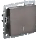 Выключатель встраиваемый Iek Brite BR-V10-1-10-K45 1 клавиша с подсветкой цвет бронза