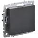Выключатель встраиваемый Iek Brite BR-V10-0-10-K02 1 клавиша цвет черный