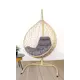 Кресло подвесное M-group 11830509 Капля Home 1-но местное до 120 кг бежевый