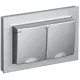 Розетка двойная встраиваемая Iek Brite BR-R26-16-44-K47-F с заземлением цвет алюминий