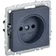 Розетка встраиваемая Iek Brite BR-R10-10-K35 цвет маренго