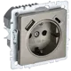 Розетка USB встраиваемая Iek Brite BR-R14-16-U22-018-K37 с заземлением цвет шампань
