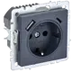 Розетка USB встраиваемая Iek Brite BR-R14-16-U22-018-K35 с заземлением цвет маренго