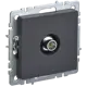 Розетка ТВ оконечная встраиваемая Iek Brite BR-A10-O-K53 цвет графит