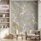 Фотообои флизелиновые Bartonwall 200x270 см Узор Листья M02902