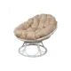 Кресло M-Group Home 12860101 81x98x79 см белый/бежевый