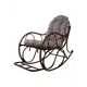 Кресло-качалка M-group 12810209 Элит 56x130x98 см коричневый