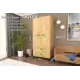 Шкаф распашной Furnistyle Лютер Ш-03 с 2 дверями 90.2x204.5x50.5 см ЛДСП цвет дуб крафт золотой