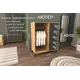 Комод Furnistyle КВ-01 5 ящиков 110х50.5х134.5 см ЛДСП цвет дуб крафт золотой/антрацит