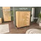 Комод Furnistyle КВ-02 5 ящиков 110х50.5х134.5 см ЛДСП цвет дуб крафт золотой