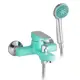 Смеситель для ванны Эверест B30-02721 однорычажный с душевой лейкой цвет мятный