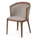 Стул Alsav Bizotti 52.5x83x61 см текстиль цвет орех темный/ткань nobile
