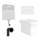 Комплект инсталляция с унитазом Enio 535625 цвет белый