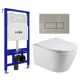 Комплект инсталляция с унитазом Enio 612683 цвет белый