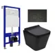 Комплект инсталляция с унитазом Enio 538191 цвет черный