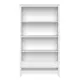 Стеллаж с полками Ellipse furniture Wood L 92x162.7x36 см МДФ цвет белый