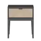 Тумба прикроватная Ellipse furniture 47.4x55.6x40.8 см 1 ящик МДФ цвет темно-серый