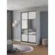 Шкаф-купе Клевер Атина с 2 дверями 240x130х45 см 6 полок ЛДСП цвет белый/лофт комбинированный