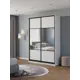 Шкаф-купе Клевер Атина с 2 дверями 240x150х58 см 6 полок ЛДСП цвет белый/лофт комбинированный
