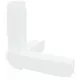 Коннектор для штанги Лофт Bevel 3 алюминий цвет белый