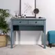 Туалетный столик без зеркала Шведский стандарт 92x77.3x45 см цвет бирюзовый 2.08.06.170.6