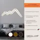 Настенный светильник светодиодный Newlamp Luminosa с пультом управления регулируемый белый свет цвет серебро