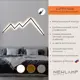 Настенный светильник светодиодный M-104101 Newlamp Luminosa с пультом управления регулируемый белый свет цвет черный