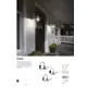 Светильник уличный настенный Ideal lux 246826 52 Вт IP43 цвет коричневый