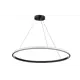 Люстра подвесная светодиодная Ayalight Kjdd-488-b-6000k 10 м² холодный белый (голубой) свет цвет черный
