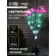 Светильник в грунт Luazon lighting 9253505 на солнечных батареях 4 см цвет разноцветный теплый белый (желтый) свет