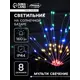 Светильник в грунт Luazon lighting 9424098 на солнечных батареях 45 см цвет разноцветный разноцветный свет