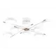 Люстра потолочная светодиодная Ambrella light Comfort Ambr_fl516338 40 м² регулируемый белый свет цвет белый/медь