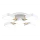 Люстра потолочная светодиодная Ambrella light Comfort Ambr_fl4881 30 м² регулируемый белый свет цвет дерево/белый