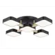 Люстра потолочная светодиодная Ambrella light Comfort Ambr_fl4883 30 м² регулируемый белый свет цвет дерево/черный