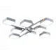 Люстра потолочная светодиодная Ambrella light Comfort Ambr_fl4889 40 м² регулируемый белый свет цвет дерево/серый