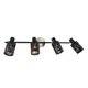 Спот поворотный Ambrella light Ambr_tr8670 4 лампы E14 18 м² цвет черный