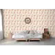 Обои флизелиновые Grandeco Maison 0.53 м светло-коричневые светло-розовые коралловые MN 3305
