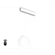 Трековый светильник подвесной светодиодный Ambrella light Ambr_gl1441 10 Вт магнитный регулируемый белый свет цвет белый