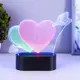 Ночник Risalux сенсорный 2 сердца USB 90см от батареек 3xАА черный 18x5.5x18 см 7652213