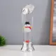 Лава-лампа Risalux 10494656 Снеговик 3xААА USB серебро 6.5x8x23.7см